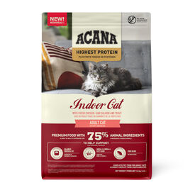 Acana Highest Protein Indoor Pollo Salmón y Trucha Pienso para gatos