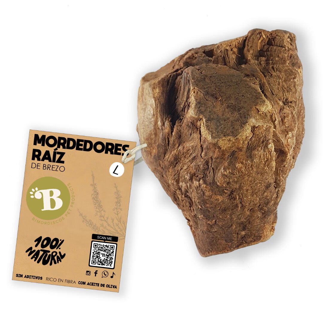 BIMORDISCOS Ra&iacute;z de brezo para perros Pack 2 x M, , large Imagen numero 1