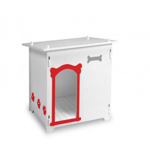 Caseta de HPL Gante para perros color Blanco, , large Imagen numero 1