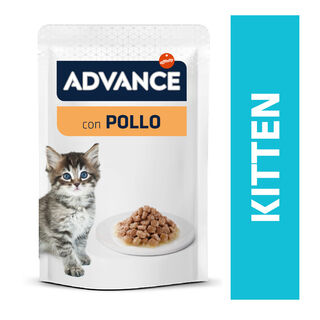 Advance Kitten Pollo en salsa sobre para gatitos