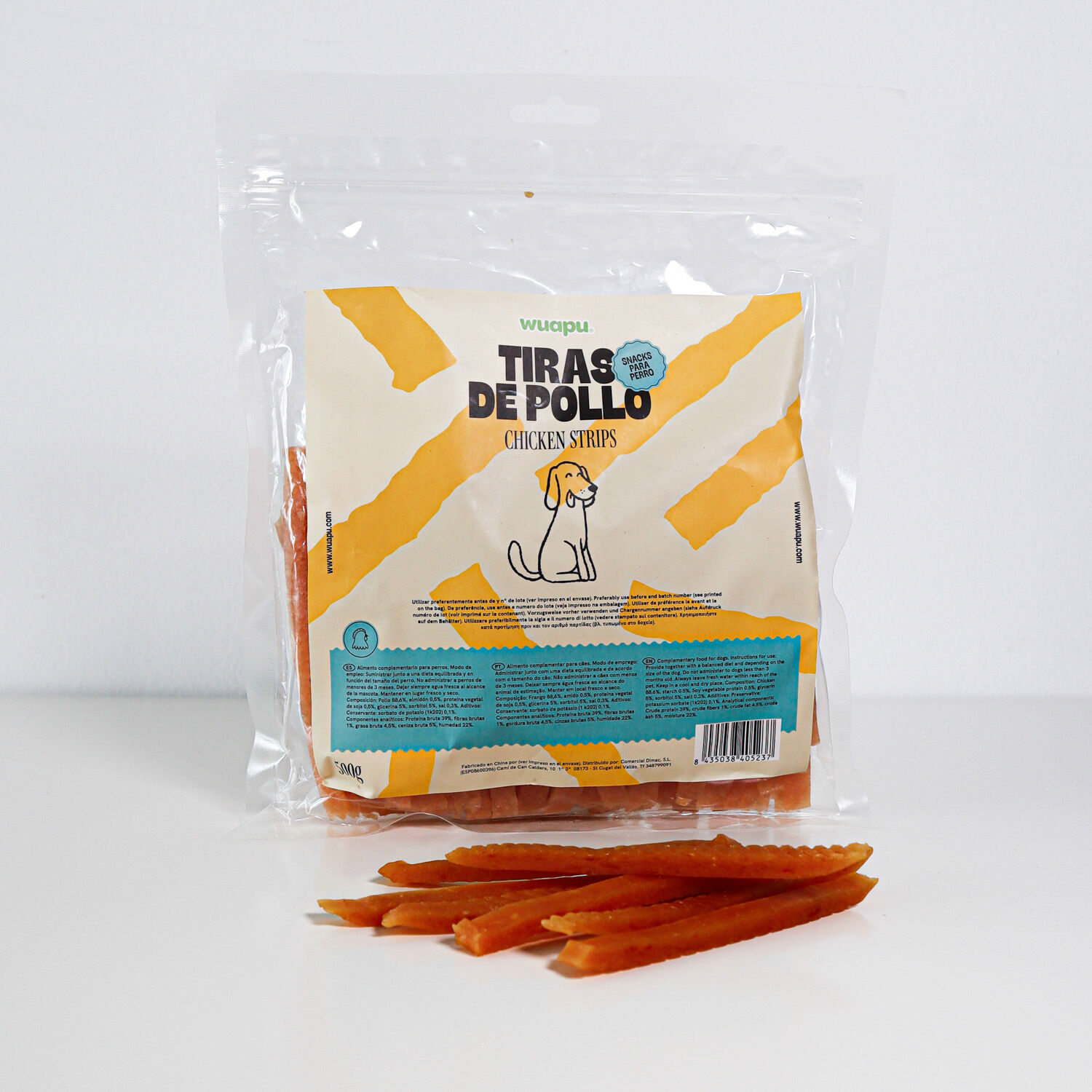 WUAPU SNACK TIRAS DE POLLO 100GR, , large Imagen numero 4