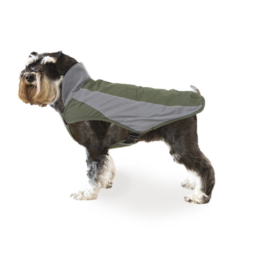 Outech Dakar Impermeable verde para perros thumbnail