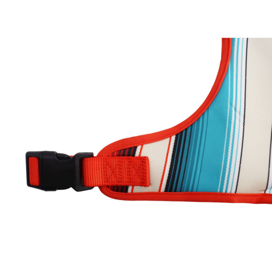 Gotoo Arn&eacute;s ajustable estampado de rayas multicolor para perros, , large Imagen numero 4