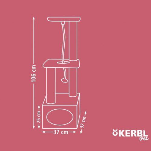 Kerbl Platin Pro Antracita Rascador Gris para gatos, , large Imagen numero 5