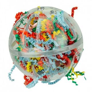 Bola rellenable para loros color Transparente