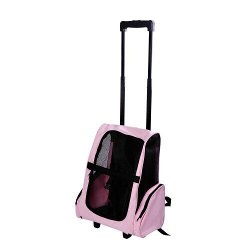 Transportín/Carrito PawHut 2 en 1 color Rosa thumbnail