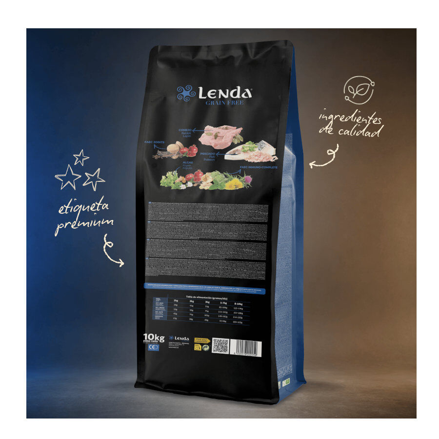 2 Kg Lenda Grain Free Conejo puppy pienso para perros, , large Imagen numero 3