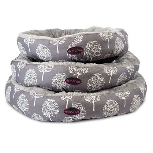 Cama para perros y gatos forma de donut estampados neutros Tama&ntilde;o grande 73 x 12 cm, , large Imagen numero 2
