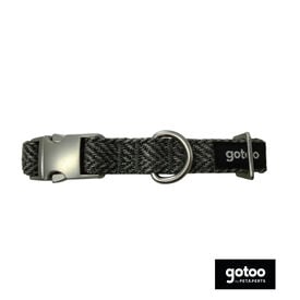 Gotoo Collar espiga gris para perros