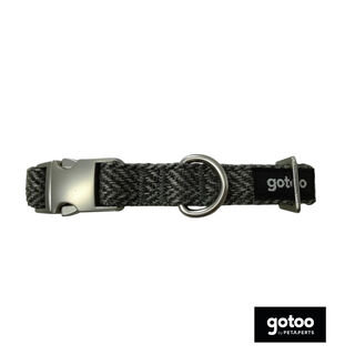 Gotoo Collar espiga gris para perros