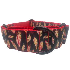 El Galguito Valiente Collar Martingale plumas para galgos
