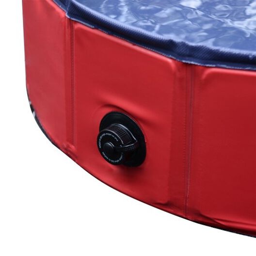 Piscina plegable para mascotas color Rojo, , large image number null