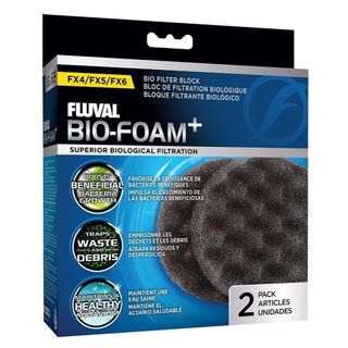 Bloque flitrante FX Bio Foamex 2Pc para peces