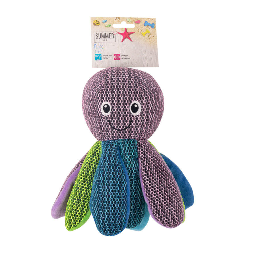 Summer Vibes Mesh Pulpo juguete para perros, , large Imagen numero 1