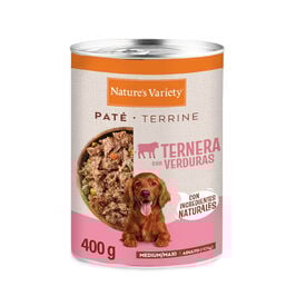 Nature's Variety Pat&eacute; Ternera Lata para perros adultos medium