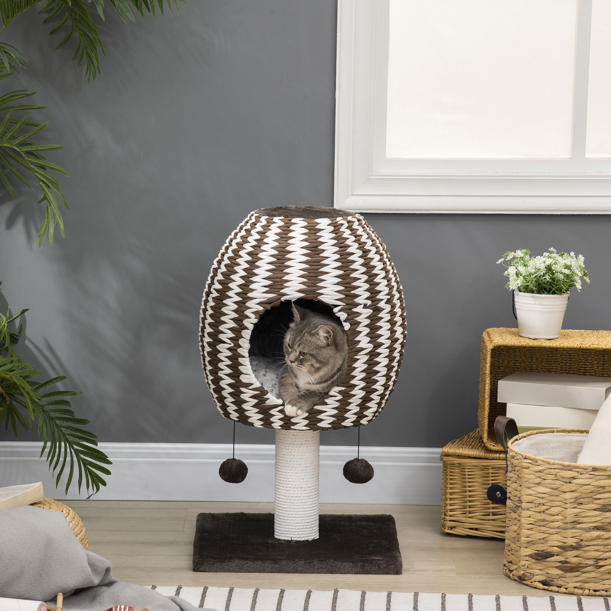 PawHut &Aacute;rbol Rascador para Gatos, , large Imagen numero 2