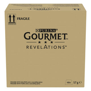 Gourmet Revelations Mousse con Salmón y Atún tarrinas para gatos