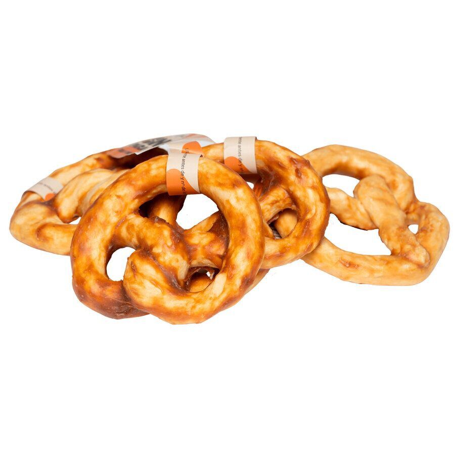 WUAPU SNACK POLLO C/COLAGENO PRETZEL 50gr aprox, , large Imagen numero 2