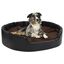 Vidaxl sof&aacute; con coj&iacute;n lavable negro y marr&oacute;n para mascotas, , large indicador imagen numero 1