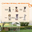 PawHut Perrera Jaula de Exterior para Perros Medianos Parque para Perros con Cerradura Marco de Acero Toldo Impermeable y Anti-UV 200x200x237 cm Plata, , large indicador imagen numero 4