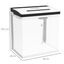 PawHut Acuario de Cristal de 28L Pecera Pequeña con Sistema de Filtro Iluminación LED Bomba de Agua 38x26x39,5 cm Blanco, , large indicador imagen numero 4