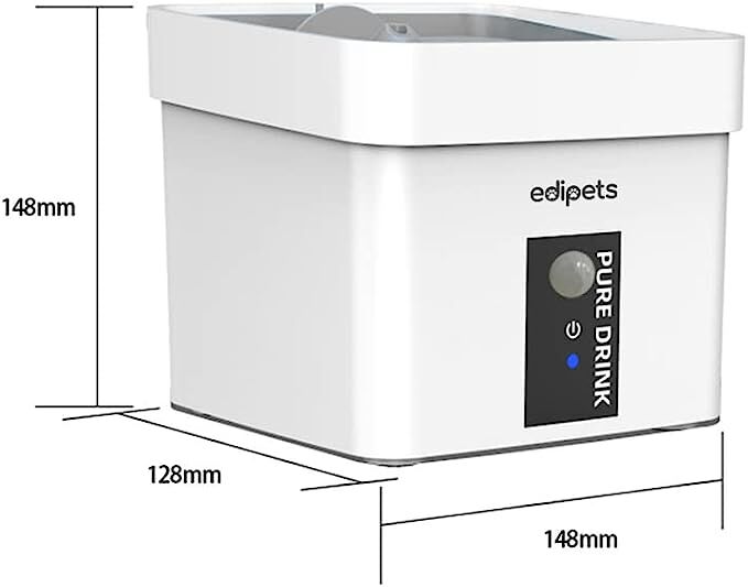 Fuente para gatos con sensor de movimiento, silenciosa Gris, , large Imagen numero 2