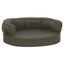 Vidaxl colchón de cama ergonómico gris para perros, , large indicador imagen numero 2