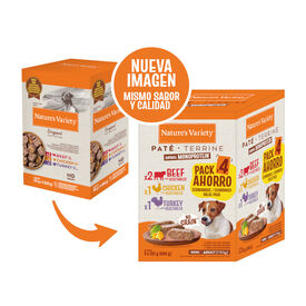 Nature's Variety Adult Mini Pat&eacute; sobre para perros