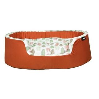 AIME sweet tropical cama naranja para perros pequeños y medianos