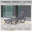 Outsunny Conjunto de 2 Tumbonas Reclinables de Aluminio Tumbonas de Jard&iacute;n con Respaldo Ajustable en 4 Posiciones Carga 120 kg para Terraza Piscina Playa 163x58,5x91 cm Gris, , large indicador imagen numero 4