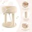COSTWAY Árbol Rascador para Gatos, Altura 53 cm, Torre para Gatos 4 en 1 con Plataforma, Base Acolchada, Bola de Juguete y Cuerda de Sisal, Poste de Rascado (Beige), , large indicador imagen numero 2