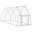 vidaXL Jaula para gallinas acero galvanizado plateado 600x105x120 cm, , large indicador imagen numero 5