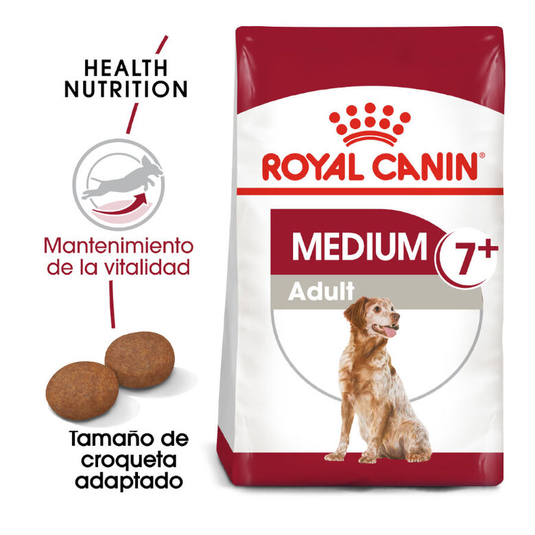 Royal Canin Medium 7+ Adult pienso para perros seniors, , large image number null