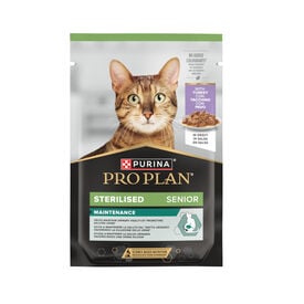 Purina Pro Plan Esterilizado Lata en Gelatina Pavo para gatos senior