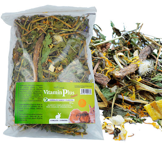 VitaminPlus Rodent - 400 g -alimento complementario para Conejos, cobayas, Chinchillas y Otros peque&ntilde;os Animales, , large Imagen numero 1