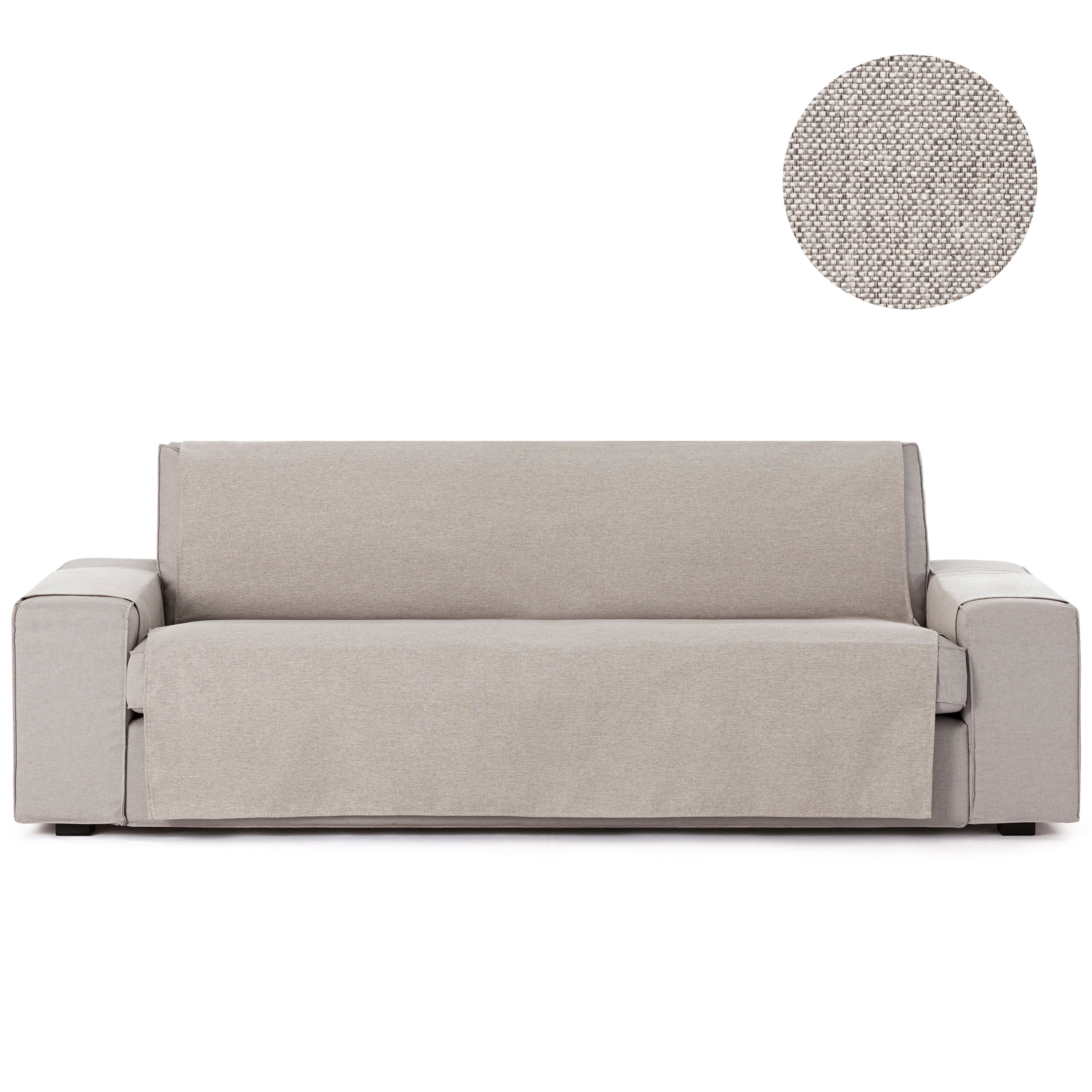 Vipalia Protector Cubre Sof&aacute; 2 Plazas Color Beige Modelo Brisa, , large Imagen numero 2