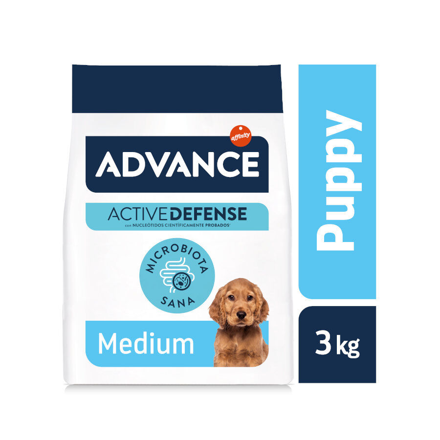 Advance Active Defense Medium Puppy Pollo y Arroz pienso para perros thumbnail