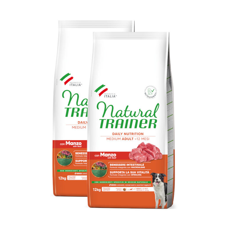 Natural Trainer Adult Medium Ternera pienso para perros