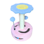 Arbol Rascador para Gatos. Rascador Gato Pequeño de 35 CM. Torre para Gatos con 2 Bolas de Juego. Arranhador para Gatos. Arbol Gato en Forma de Flor, , large indicador imagen numero 1