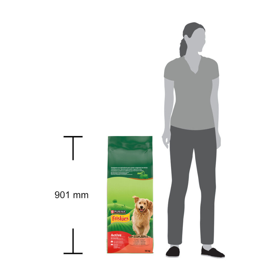 18 kg Friskies Active Pienso para perros, , large Imagen numero 4