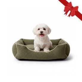 Wonder Christmas Cama Navideña Marrón para perros