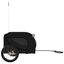 vidaXL Remolque de bicicleta para perros hierro y tela Oxford negro, , large indicador imagen numero 9