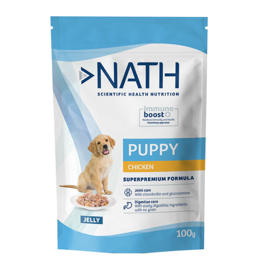 100 g Nath Puppy Pollo en Gelatina sobre para cachorros, , large Imagen numero 1