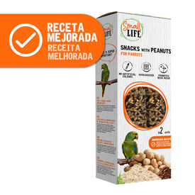 Small Life Barritas Snack con cacahuetes para loros