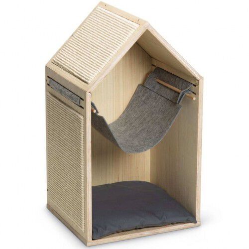 Rascador de madera Beeztees Migo color Marr&oacute;n, , large Imagen numero 1