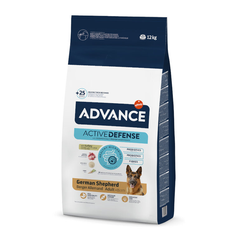 12 kg Advance Active Defense Pastor Alemán Adult pienso para perros