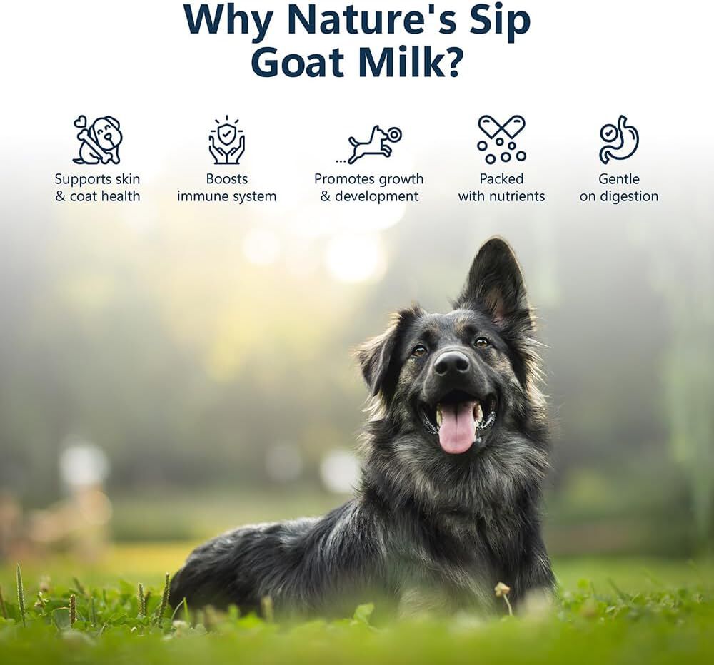 Nature's Sip para perros: leche de cabra 100 % (150 g/5,29 oz), , large Imagen numero 4