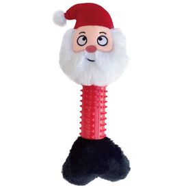 Peluche con mordedor de navidad grande con forma de Papa Noel