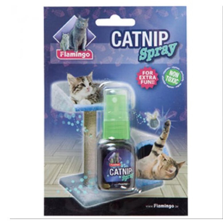 Flamingo spray de catnip para gatos image number null