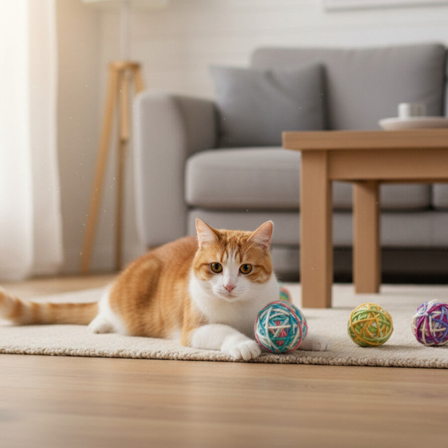 Tootoy! Pack de Ovillos de Lana Coloridos para gatitos, , large Imagen numero 1